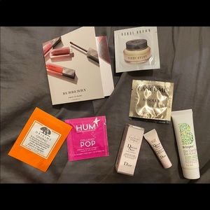 Dior/Burberry/Bobbi Brown/Lancome/Briogeo sample